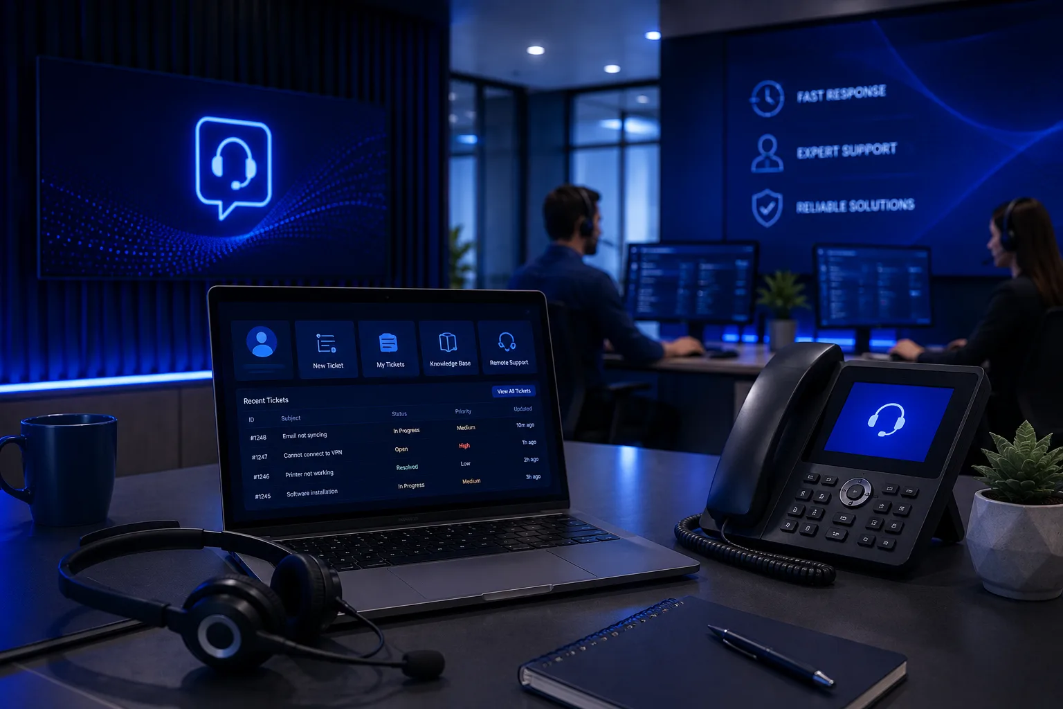 IT support services by Fieldzora Systems